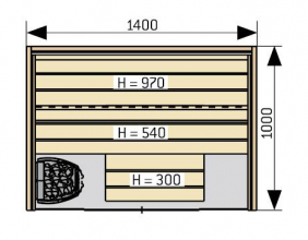 Сауна Harvia Capella SC1410