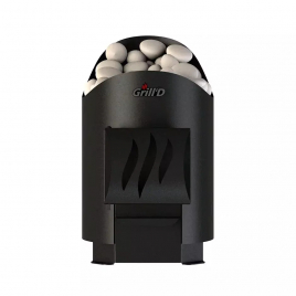 Дровяная банная печь GrillD Aurora 120 Short (дверца без стекла)