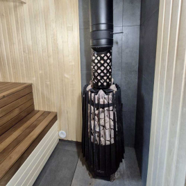 Дровяная банная печь GrillD Cometa Vega 240 Long Max