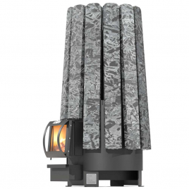 Дровяная банная печь GrillD Cometa Vega 240 Short Stone (Серпентинит)