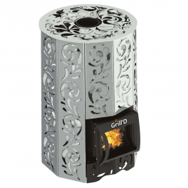 Дровяная банная печь GrillD Violet Steel Short Pro