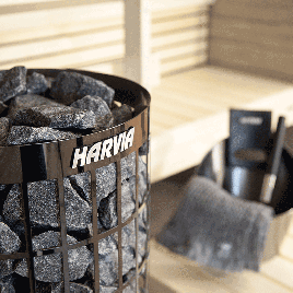 Электрическая печь Harvia Cilindro PC70E Black Steel без пульта