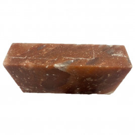 Кирпич из красной гималайской соли, шлифованный 20х10х5 см