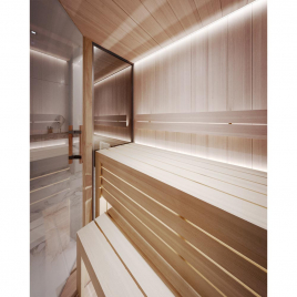 Сауна Re:Gen Corner Loft (электрическая печь в комплекте)