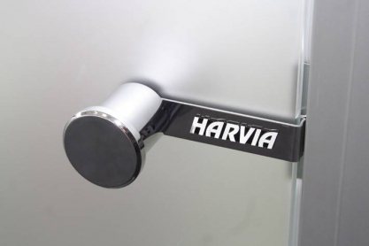 Стеклянные двери Harvia STG, стекло сатин, коробка сосна
